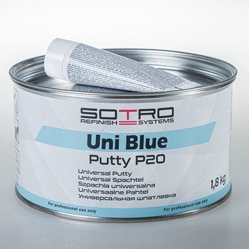 Шпатлевка SOTRO Uni Blue P20, 1.8кг 179796 фото