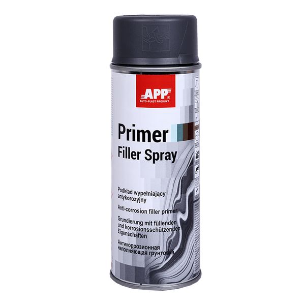 Ґрунт заповнювальний APP Primer Filler 1K Spray, 400мл 111362 фото