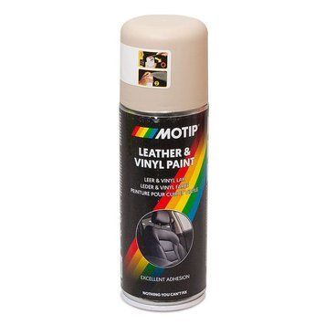 Краска для кожи в баллончике Motip Leather Paint, бежевая, 200мл 109949-4599 фото
