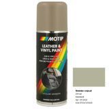Краска для кожи в баллончике Motip Leather Paint, бежево-серая, 200мл 189635-11909 фото