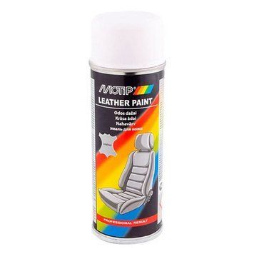 Краска для кожи в баллончике Motip Leather Paint, белая, 400мл 111653-6436 фото