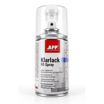 Двухкомпонентный лак 2К в баллончике APP Klarlack FD Spray 102355 фото