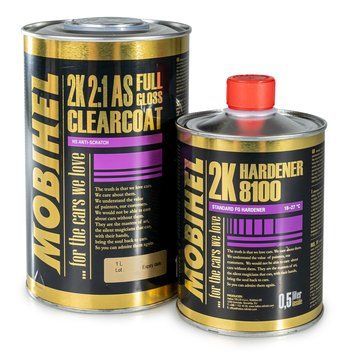 Лак для авто Mobihel FG 2К HS "anti scratch" (1л) + отвердитель 8100 (500мл) 102664-984 фото