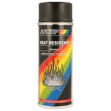 Краска жаростойкая белая Motip Heat Resistant Spray, 400мл 111209-5967 фото