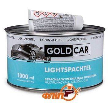 GOLDCAR LIGHT Шпатлевка облегченная, 1л 112880 фото