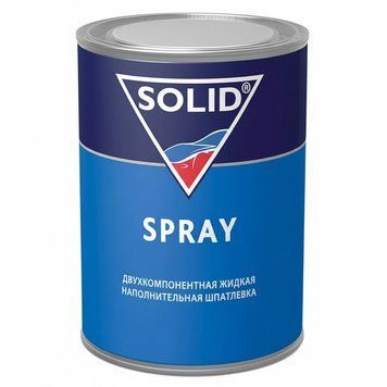 Шпатлевка жидкая Solid Spray 1л 109736 фото