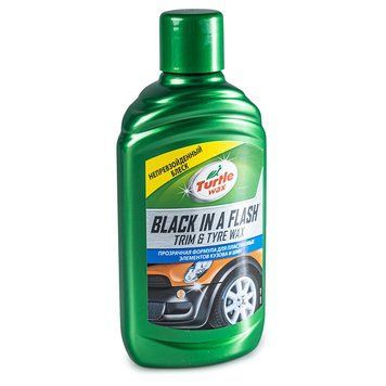 Turtle Wax Black in a Flash Полироль для пластика, 300мл 179170 фото