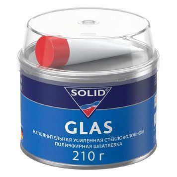 Шпаклівка зі скловолокном Solid GLAS 210 г 109726-4370 фото