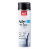 Краска в баллончиках для авто APP Rally Color, черная матовая, 400мл 108459-4201 фото