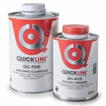 Лак для авто QuickLine QS-7510 UHS Rapid (1л) + отвердитель 4510 110910-10229 фото