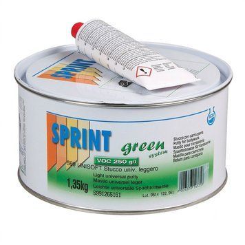 Sprint S99 Light Putty 1,35 кг біла універсальна м'яка шпаклівка 102454 фото